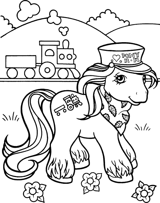 Kids-n-fun.com | Coloring page My little pony My little pony